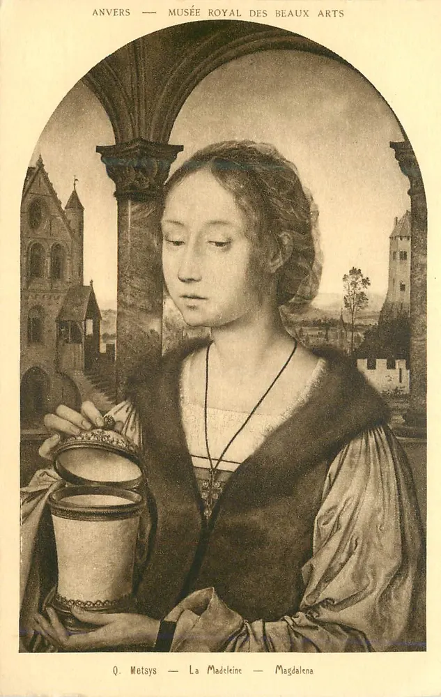Anvers — Musée Royal des Beaux Arts — Q. Metsys — La Madeleine — Magdalena - Recto