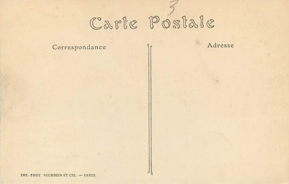 Ypres — A Igreja de São Jacó — Campanha de 1914-1915 - Verso