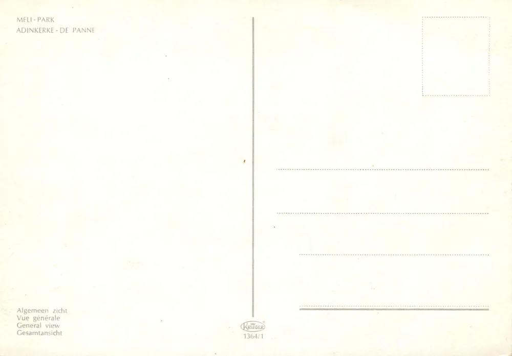 Méli-Park — vista geral — Krüger 1364/1 - Verso