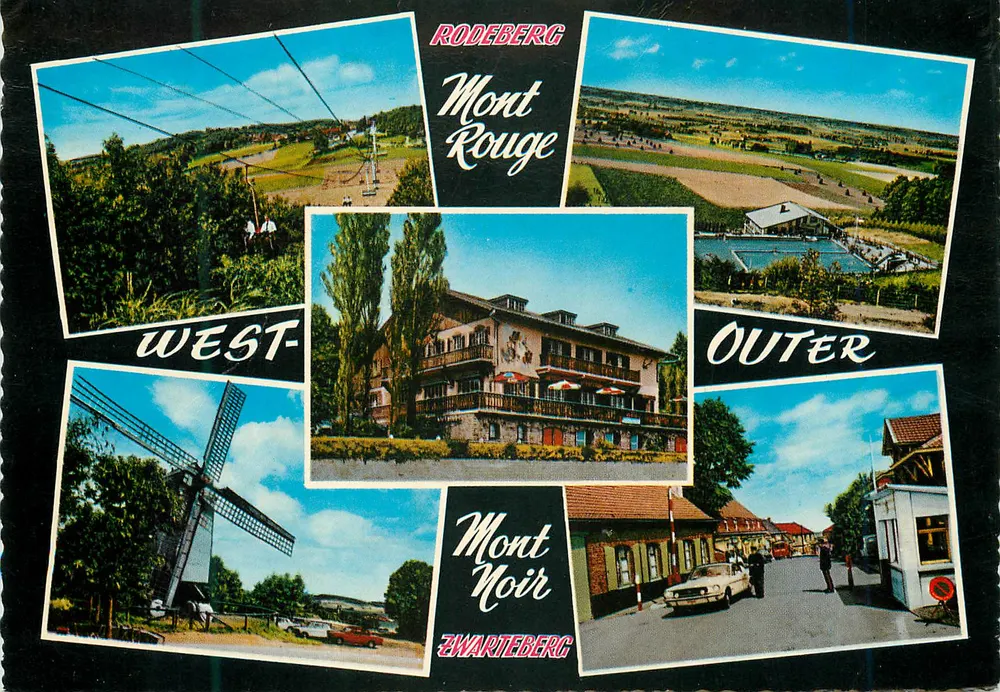 Rodeberg — Mont Rouge, Mont Noir, Westouter — editor Krüger, n° 1365/10 - Frente