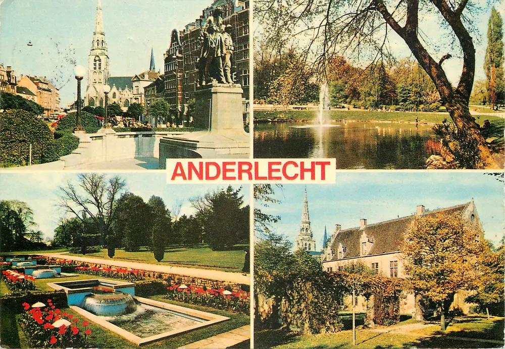 Anderlecht — bairro de Bruxelas — Edit. Thill, S.A., n°3 - Frente