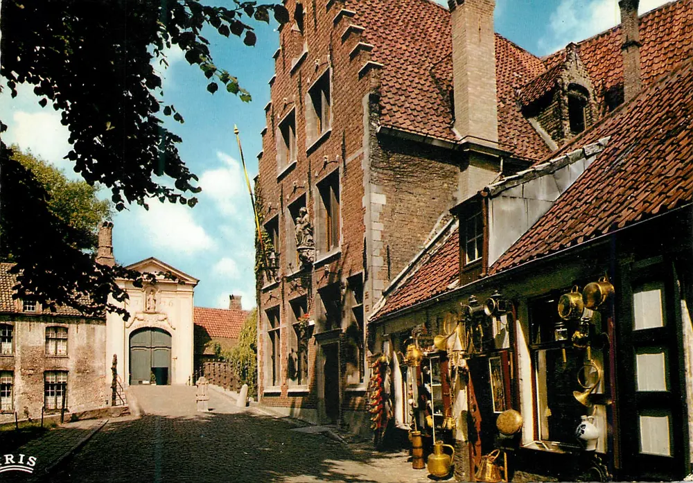 Entrada do Béguinagem em Bruges — editor Anciens Ets Brn Thill S.A., n° A 144 - Frente