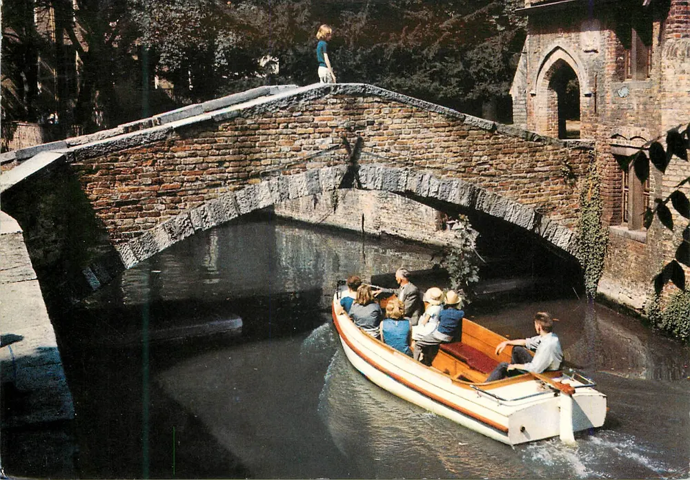 Bruges - Ponte St-Boniface — Impresso na França pelos Etablissements Lander - Frente