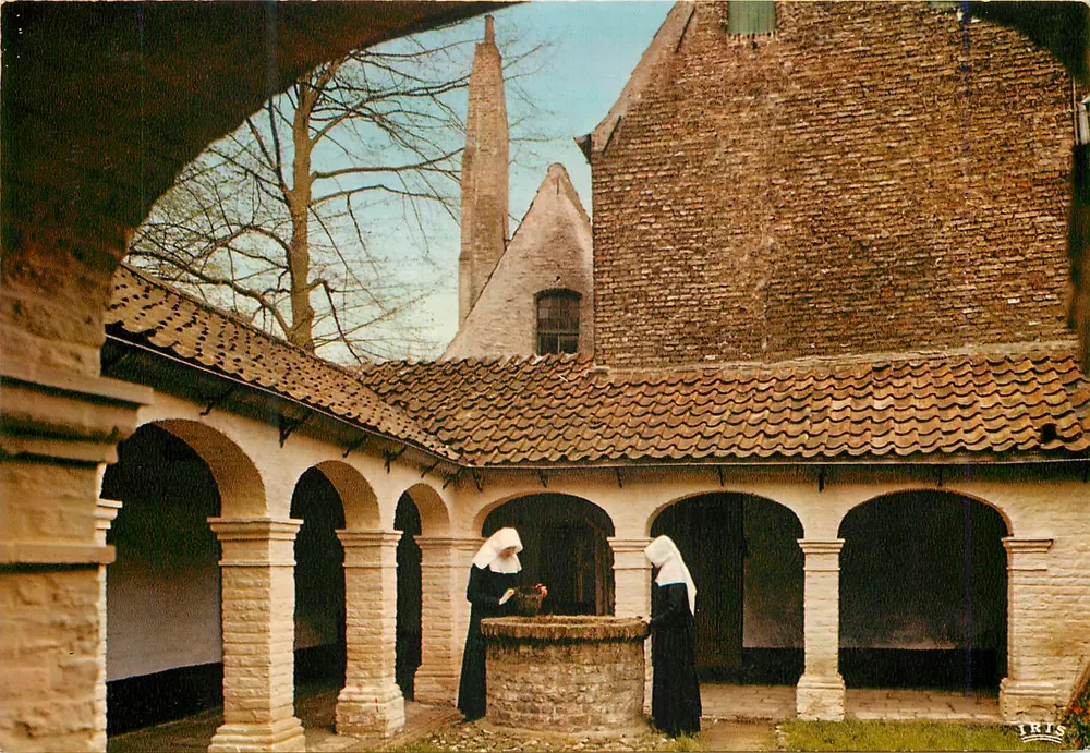 Bruges - Le Béguinage - Coin du cloître — éditeur Thill, Bruxelles, n° 5 - Frente