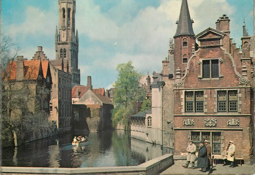 Bruges - Quai du Rosaire with Belfry — Coloprint, n°109 - Front
