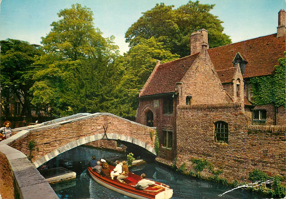 Bruges — Vista da achtergruuthouse — editor Krüger, n° 921/30 - Frente