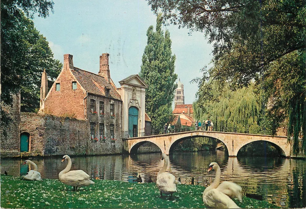 Bruges - Entrada do Béguinage — Editor Lander, n°9 - Frente