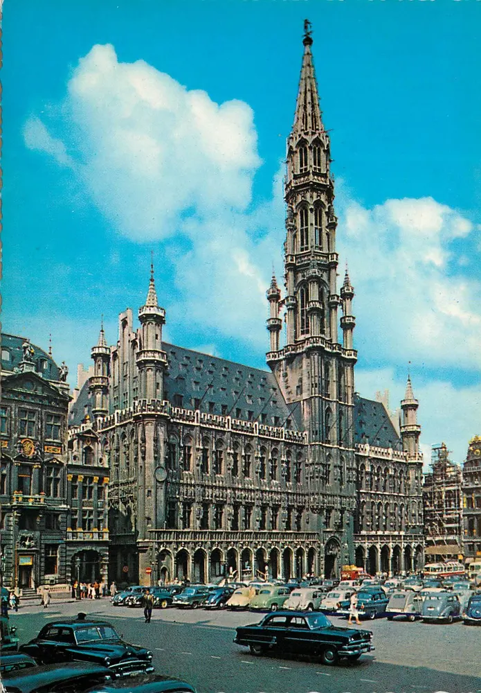 Bruxelas, Grand' Place — Hotel de Ville — Krüger 922/1 - Frente