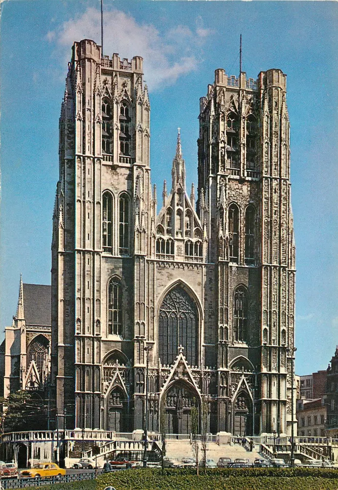 Bruxelas - Bruxelas - Catedral de São Miguel — Edições DEMOL n°00151 - Frente