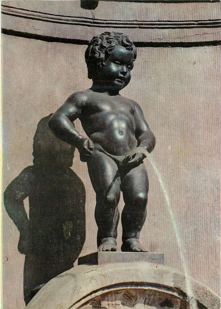Manneken-Pis — Bruxelas, Bélgica — Impresso na Bélgica, n° 119 - Frente