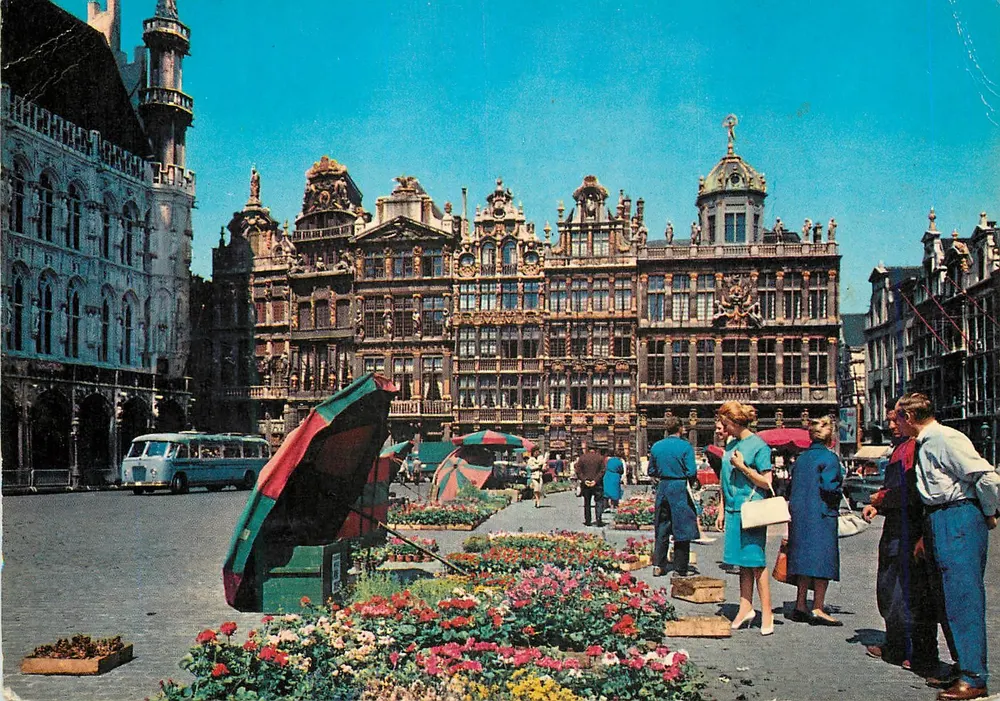 Bruxelas : Grand'Place — impressa na Bélgica, n°74 - Frente
