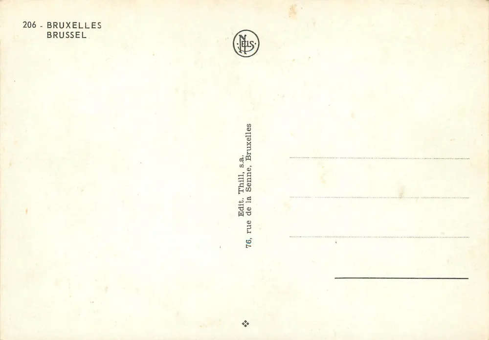 Edifício da União Europeia — Bruxelas — Editor Thill, s.a. - Verso
