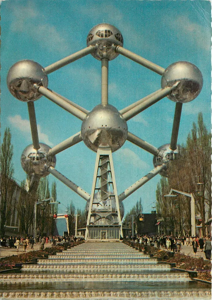 Atomium — Bruxelas — Éditions BEATIC, Bruxelas, n° A.C.10 - Frente