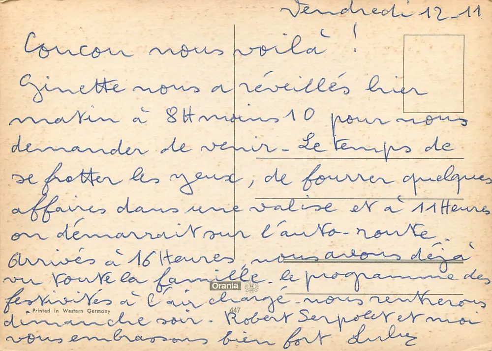 Bruxelas — Monumentos e arquitetura — Orania, n°447 - Verso