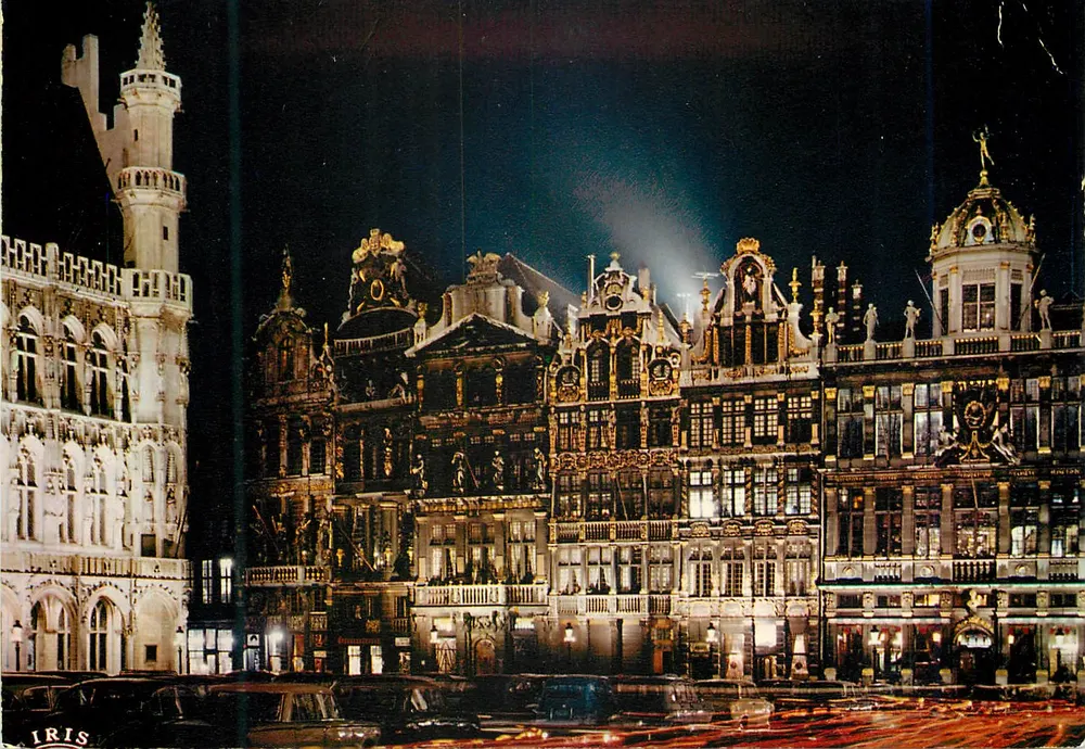 Bruxelas - Grand'Place iluminada — editor Thill S.A., n°42 - Frente
