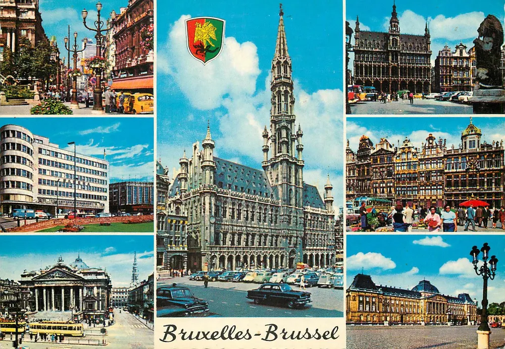 Bruxelas-Brussel — vista panorâmica — editor Krüger n°922/41 - Frente