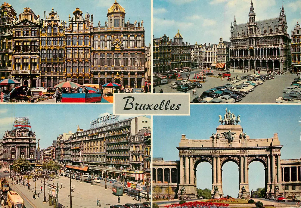 Bruxelas — vista panorâmica — Bruxelas, Algemene Zichten - Frente