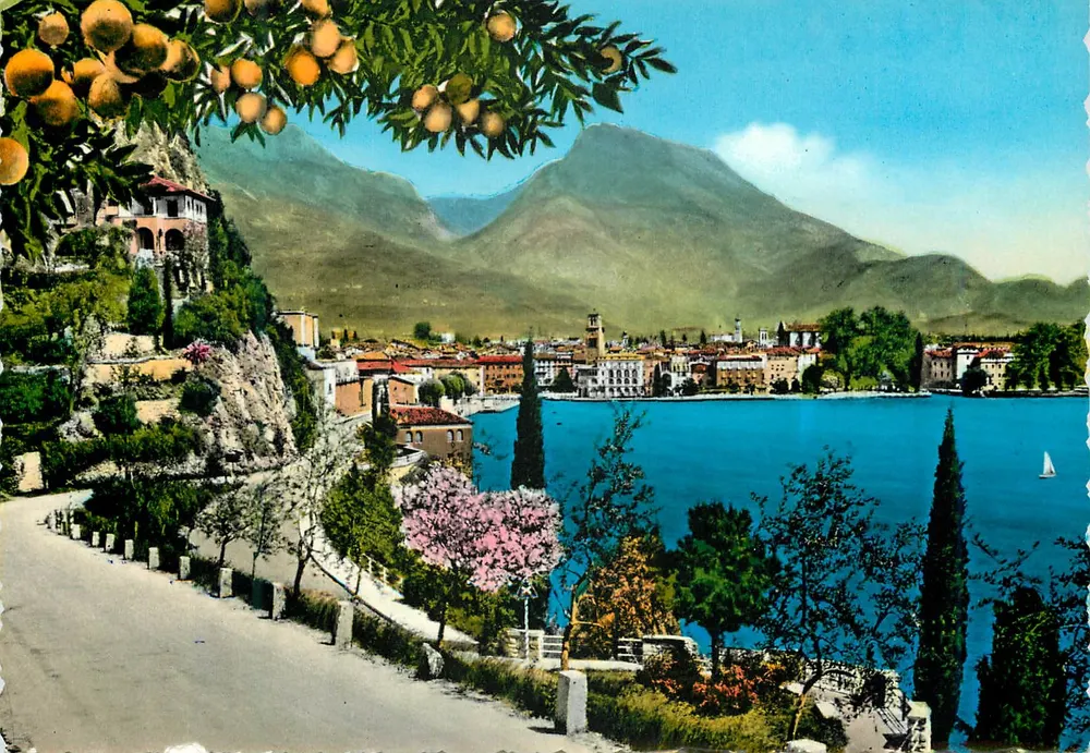 Lago di Garda - RIVA — vista panorâmica — A. Preda, n°42 - Frente