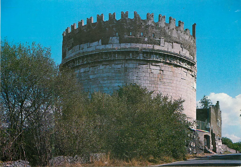 Torre da Tumba de Cécillia Metella — Roma — editor Panna-Graphicolor, n° 6600 - Frente