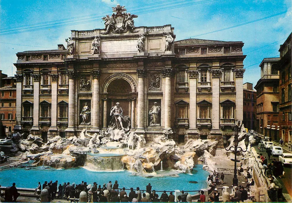 Fonte de Trevi — Roma — Editor parma-graphiccolor, n° 5451 - Frente