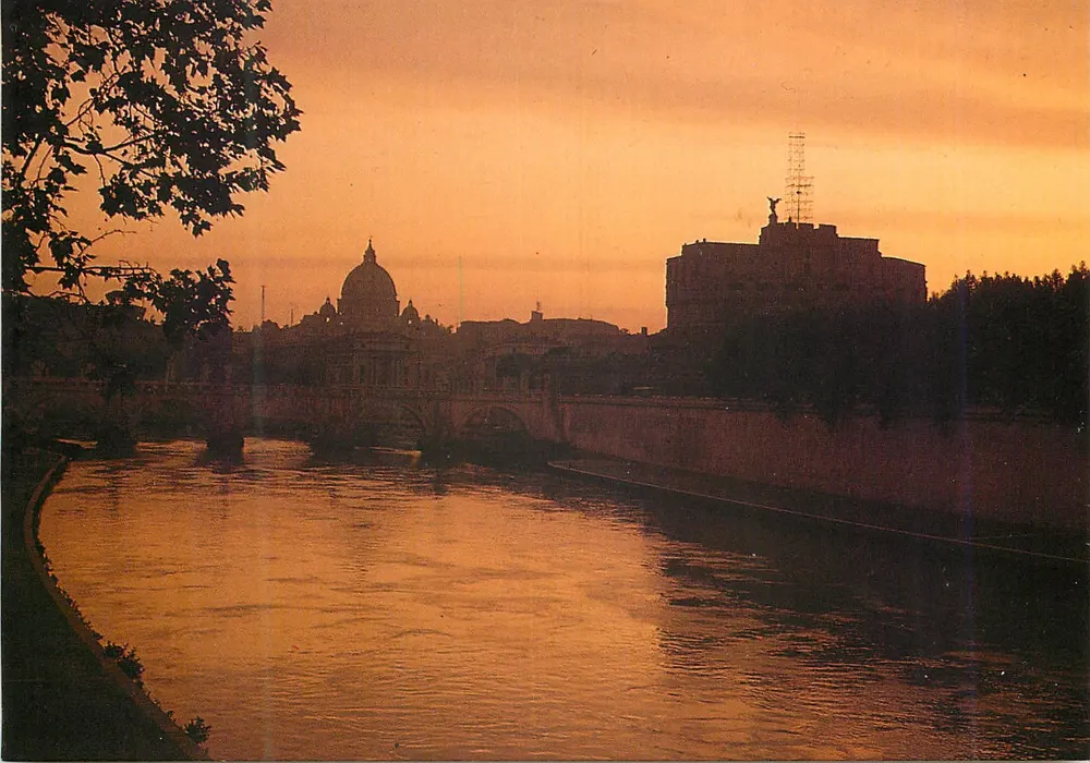 Rome — Brug en Kasteel van San Angelo — Plurigraf Terni n°588 - Voorkant