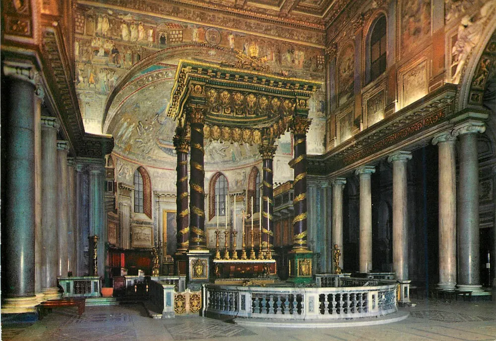 Basílica de Santa Maria Maior — Interior — Fotocolor Kodak, n°407 - Frente