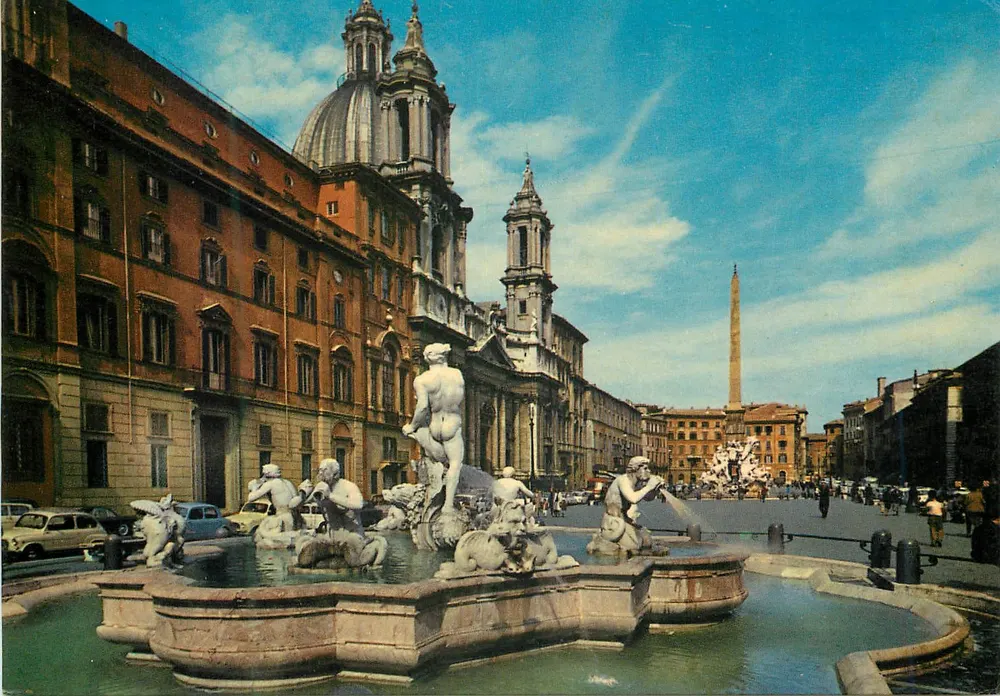 Piazza Navona — Roma — editora TERNI n°359 - Frente