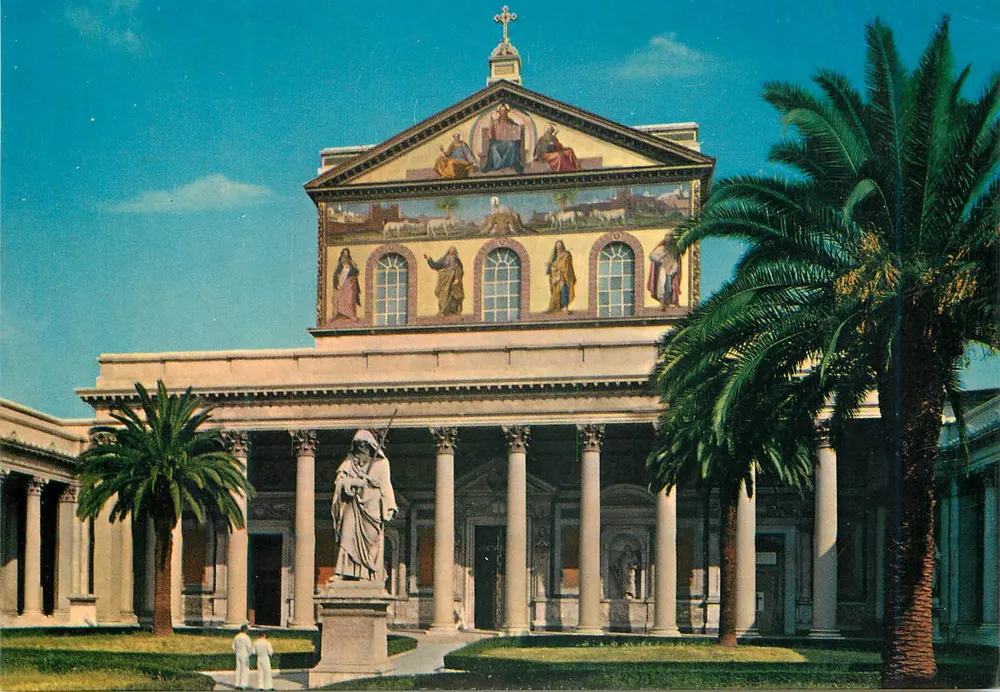 Basílica de São Paulo de Fora — editor TERNI, n° 218 - Frente