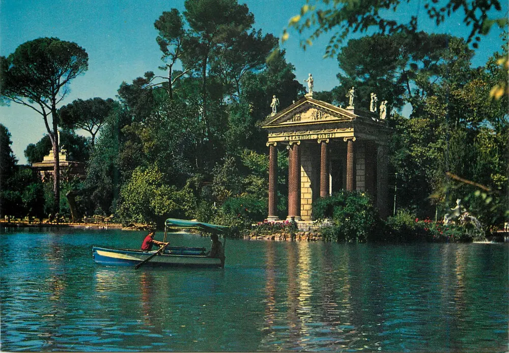 Villa Borghese — O laghetto — Fotocolor Kodak Ektachrome - Frente