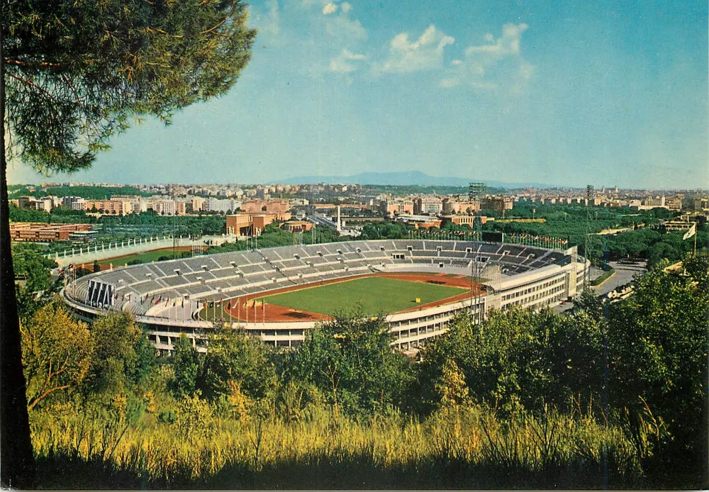 Stadio del Centomila — Roma — editor Fotocolor Ektachrome, n° 299 - Frente
