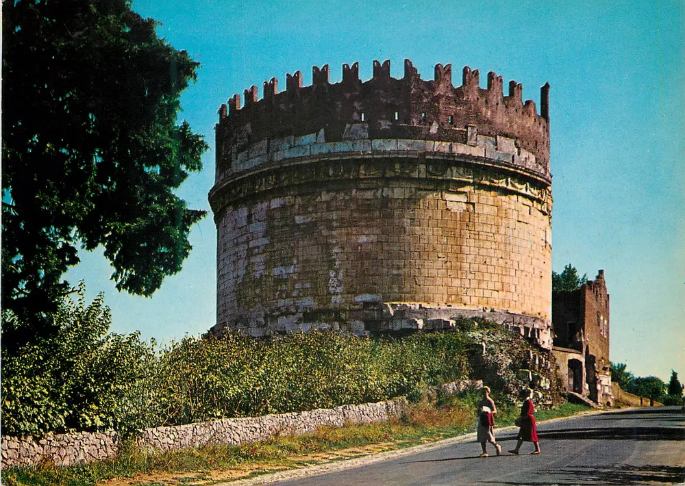 Tomba de Cecília Metella — Roma — da Fotocolor Kodak Ektachrome - Frente