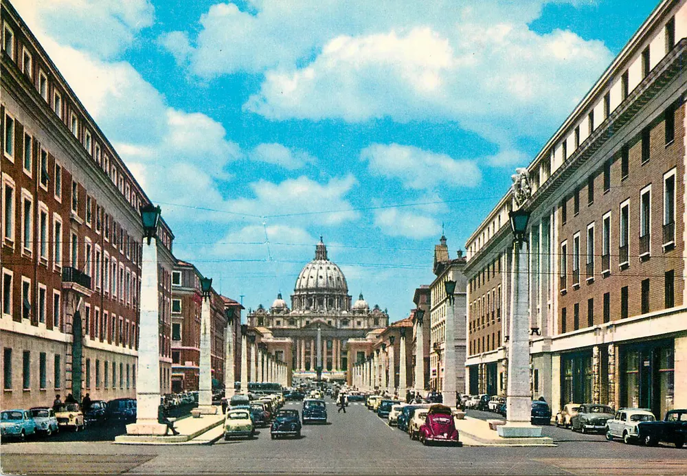Roma - Via della Conciliazione e Igreja de São Pedro — Plurigraf Terni n°276 - Frente
