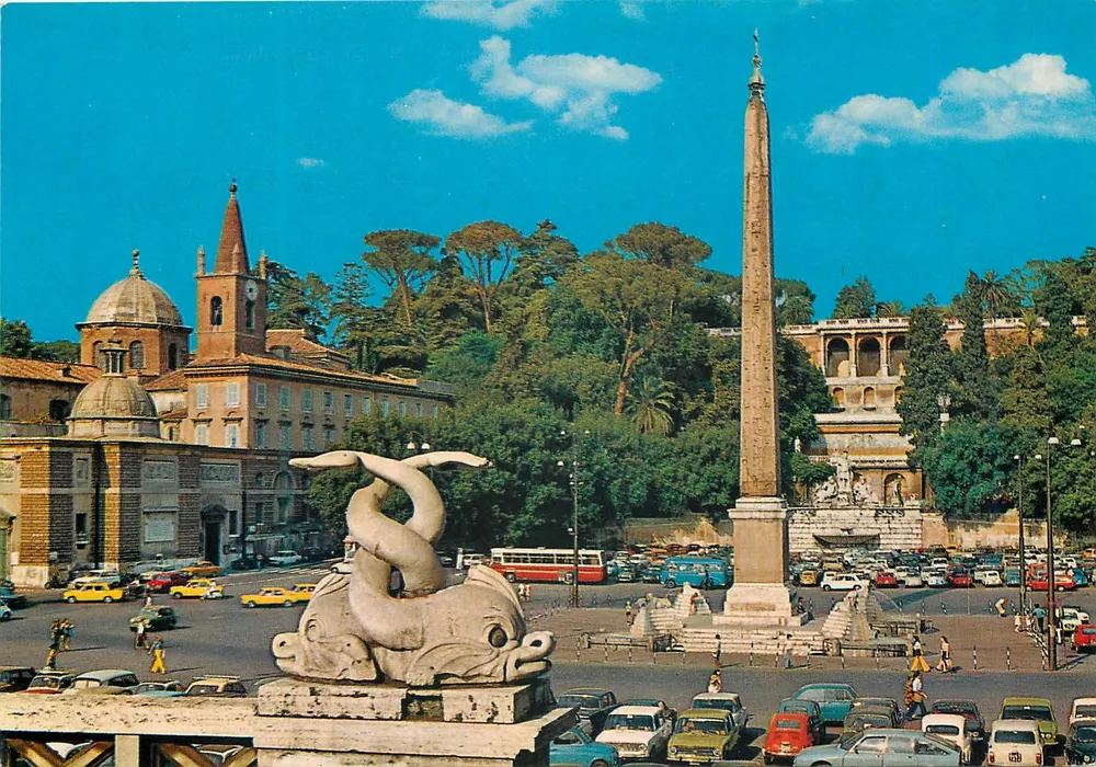 Piazza del Popolo — O Pincio — Verdesi - Frente