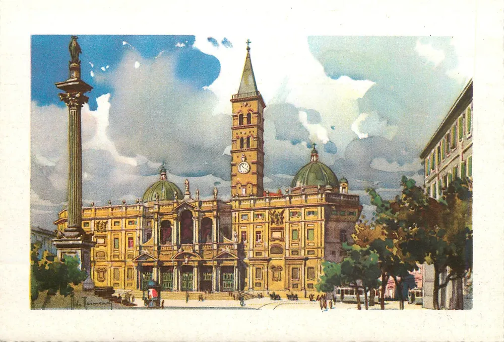 Basílica de Santa Maria Maior — Roma — editor Fratelli Scrocchi, n° 4853-2 - Frente