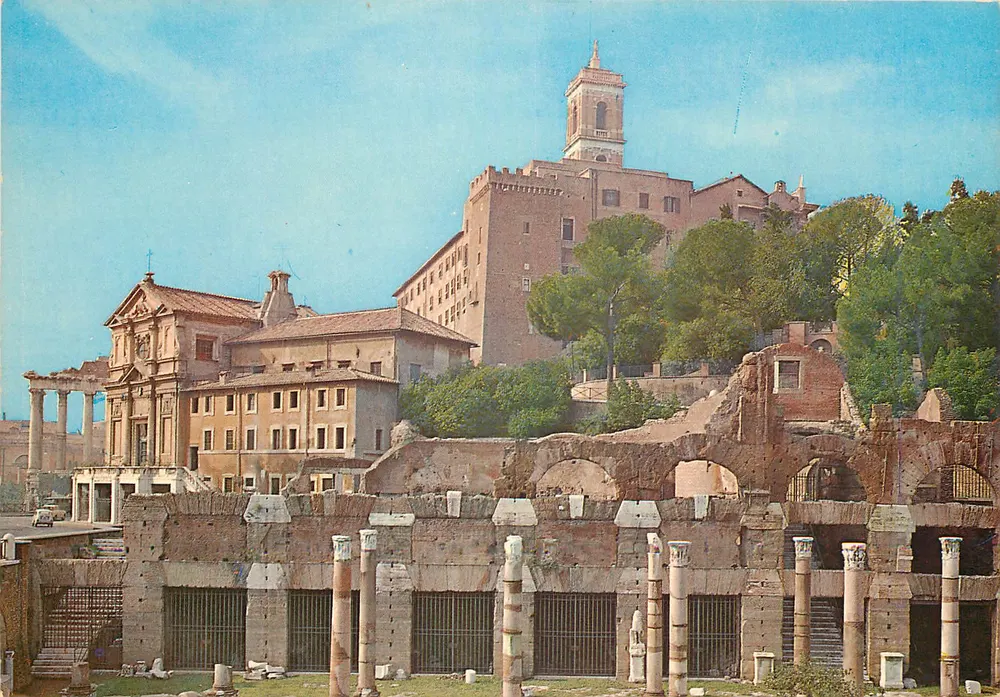 Roma - Complexo Monumental Mamertino e Fórum de César — Tecnofraf spa - Frente