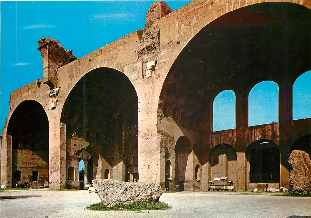Basílica de Massenzio — Roma — Tecnofraf spa - Frente