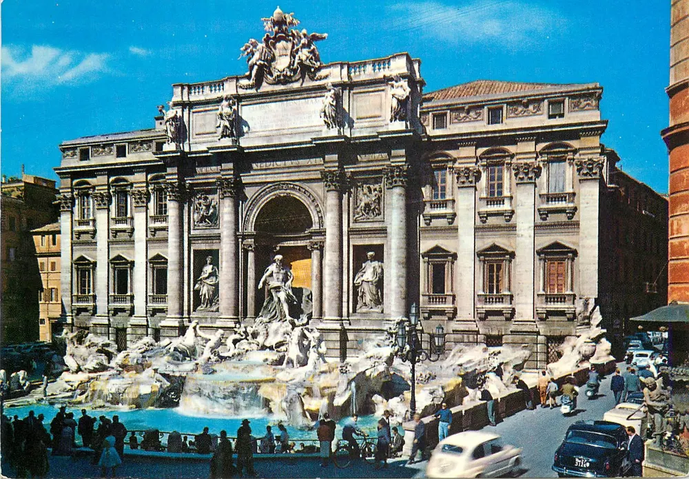 Fontaine de Trevi — Roma — editor TERNI, n° 231 - Frente