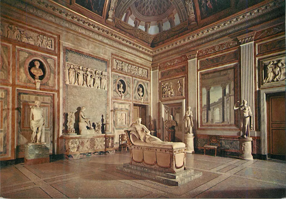 Sala da Paolina — Museu Borghèse — Palazzo Borghese - Frente