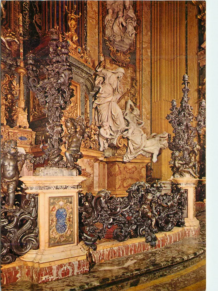 Altar de S. Ignazio — Detalhe — Igreja do Gesù, Roma - Frente