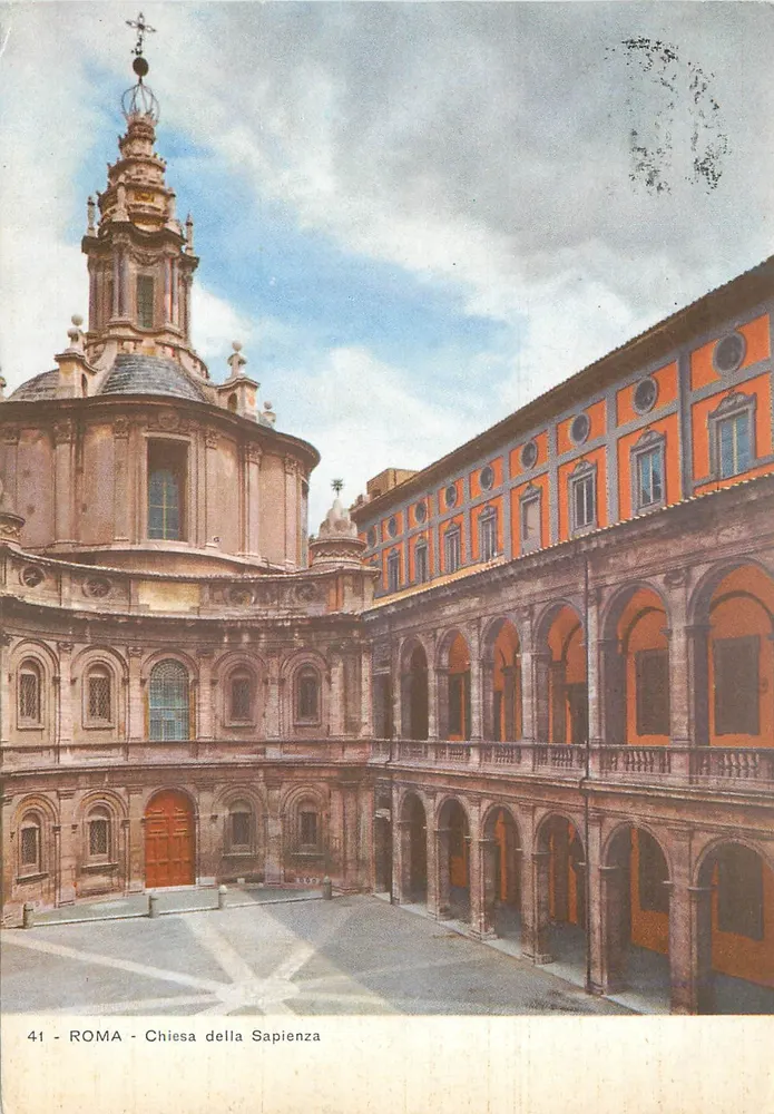 Igreja da Sabedoria — Roma — editor Ricordi, n°41 - Frente