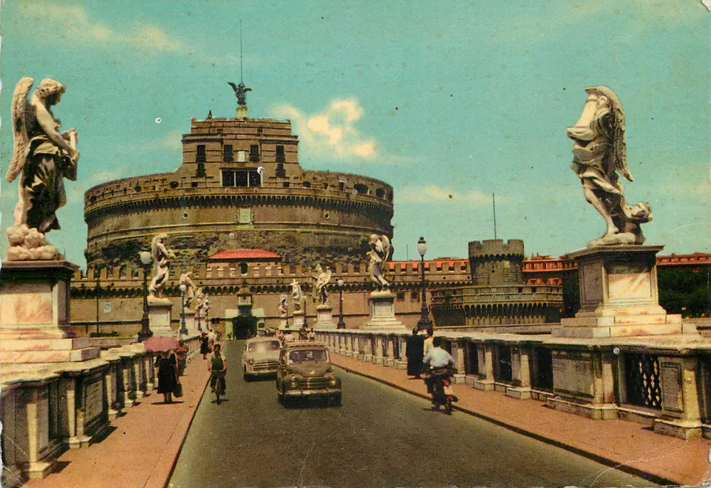 Castel Sant'Angelo — Brug Sant'Angelo — Rome - Voorkant