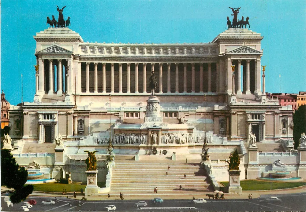 Altare della Patria — Roma — editor Milano Dep. n° RO 19 - Frente