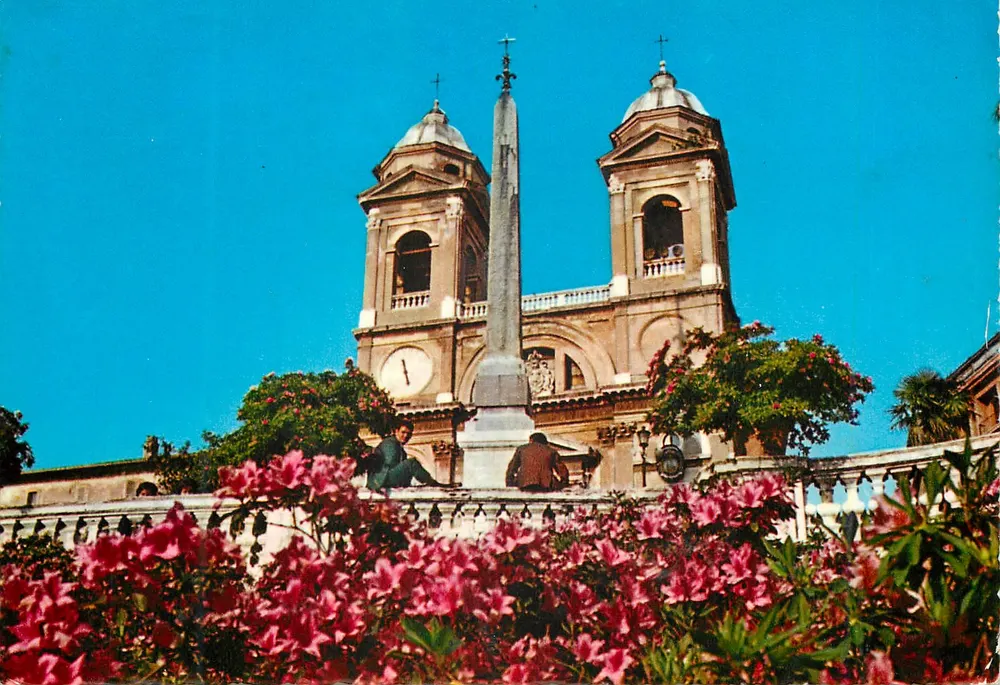 Roma - Trinità dei Monti — editor Riccardi, n° 65/C - Frente