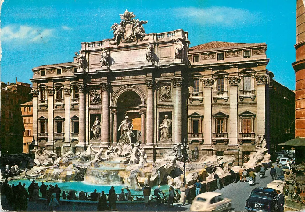 Fontein van Trevi — Rome — Uitgever DA VERA FOTOCOLOR, n° 231 - Voorkant