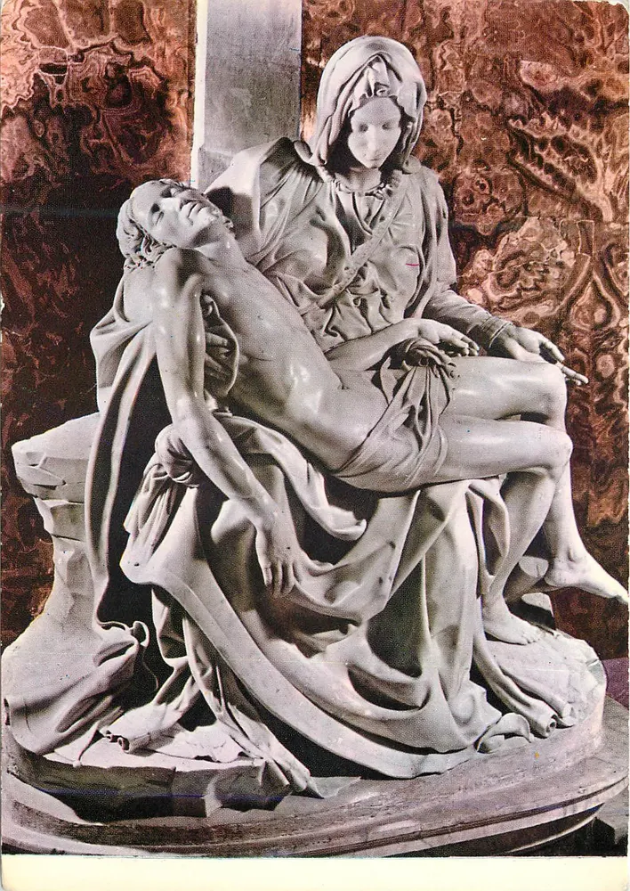 La Pietà — Michelangelo — Basilika San Pietro, Rom - Vorderseite