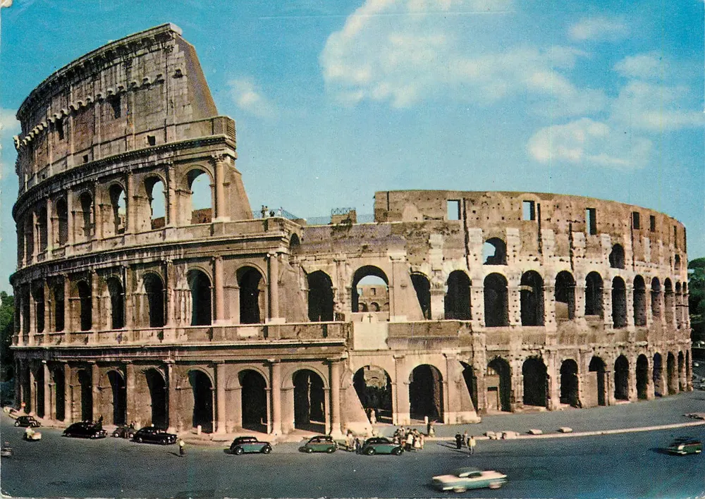 Coliseu em Roma — vista panorâmica — editor desconhecido, n° 211 - Frente