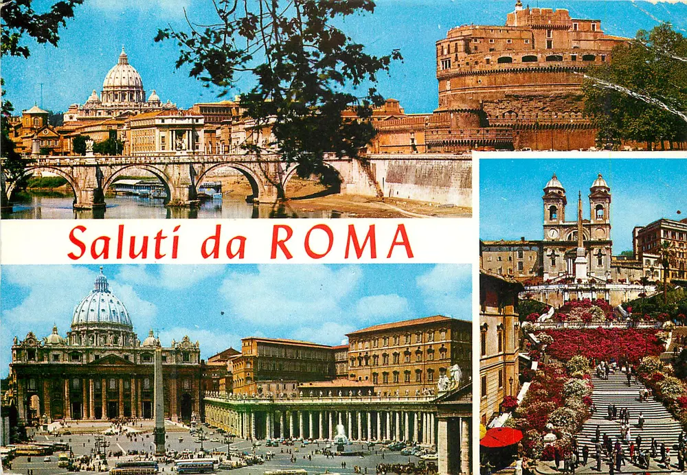 Vistas de Roma — Salutí da ROMA — Tecno graf spa - Frente