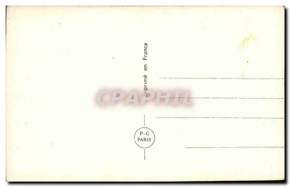 Frau in Pelzjacke — Rosen — P-C Paris 5970 - Rückseite