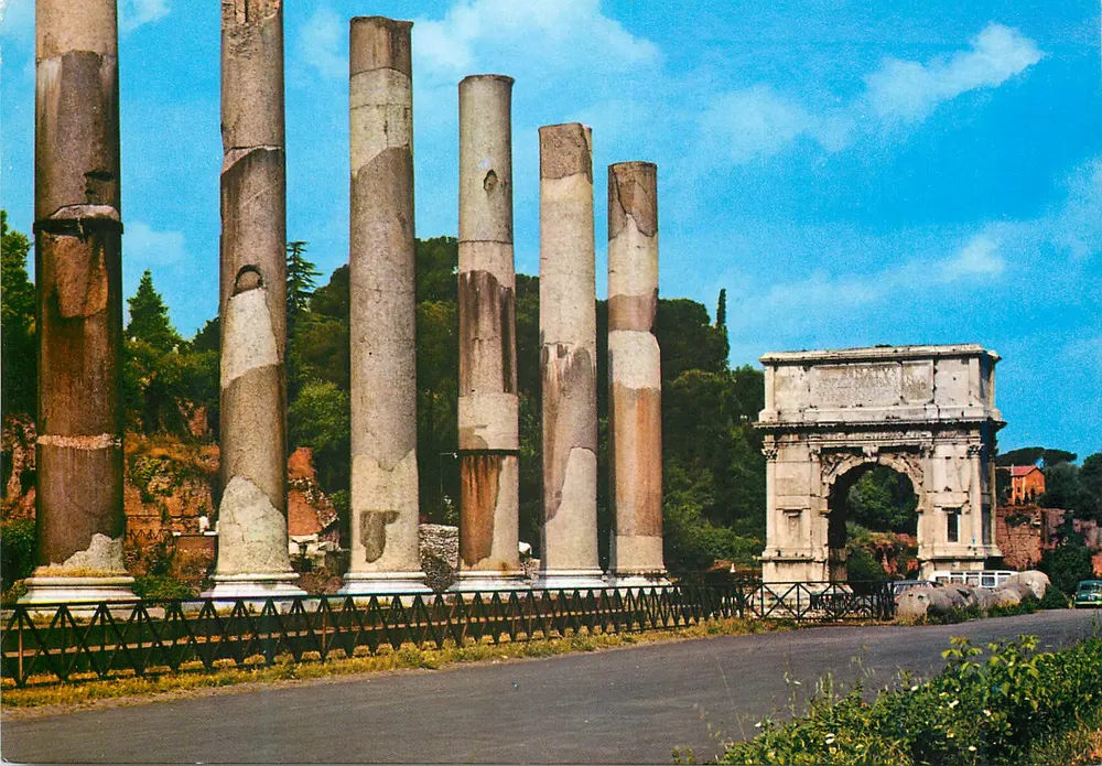 Roma — Coluna do Arco de Tito — Plurigraf - Frente