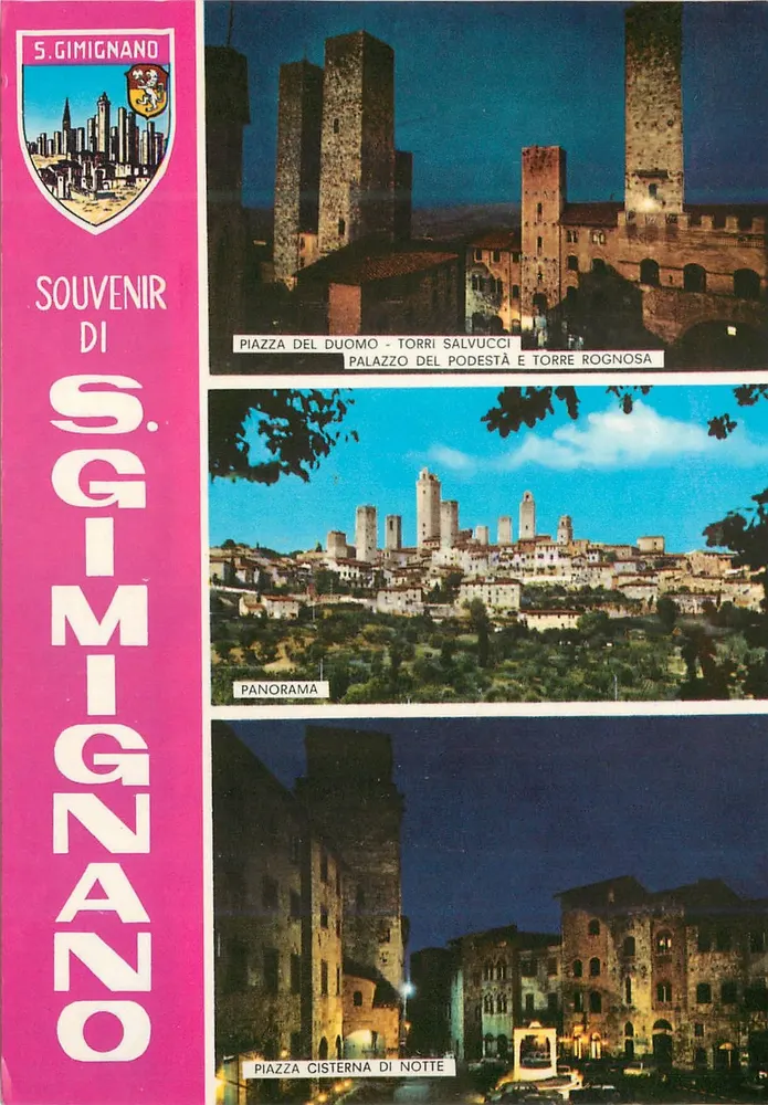 S. Gimignano — Lembrete de S. Gimignano — De Cristofaro Roma - Frente